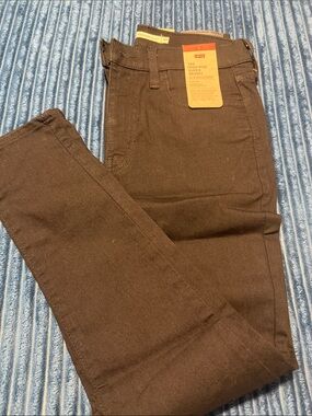 High-Rise Super Skinny Jeans - black